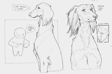anatomically_correct animal_genitalia animal_vulva canine_genitalia canine_vulva duo female female_feral feral floppy_ears genitals male male/female male_human mature_female requesting sex_request shy simple_background smile submissive submissive_male virginity_fetish vulva whiskers syn-6 canid canine canis domestic_dog human hunting_dog mammal saluki sighthound absurd_res hi_res line_art monochrome sketch