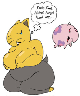 ambiguous_gender anthro belly big_breasts bodily_fluids breasts closed_frown duo eyes_closed female feral frown glistening glistening_breasts grey_body kneeling mouth_closed multicolored_body nude nude_anthro nude_female open_mouth overweight overweight_anthro overweight_female pink_body proboscis_(anatomy) sad simple_background tail tears text thought_bubble trunk_(anatomy) two_tone_body white_background yellow_body itz_not_v nintendo pokemon drowzee generation_1_pokemon generation_5_pokemon munna pokemon_(species) english_text hi_res