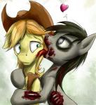 <3 black_hair blonde_hair blood braeburn_(mlp) cowboy_hat equine friendship_is_magic gore grey_hair hair hat horse leather_vest licking my_little_pony original pony ribs tongue undead zombie
Rating: Questionable
Score: 11
User: Witchboy
Date: December 18, 2013