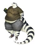 anthro belly belly_overhang bottomwear box clothing container female footwear holding_object obese obese_anthro obese_female overweight overweight_anthro overweight_female pants shirt shoes simple_background solo striped_body stripes tail thick_tail topwear wallet white_background white_body white_skin cettus 2k_games bioshock maeve_gibson california_kingsnake colubrid kingsnake lampropeltini reptile scalie snake 2022 hi_res