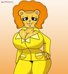 afro anthro big_breasts breasts clothing crossgender female huge_breasts narrowed_eyes solo dezmine21 happy_tree_friends disco_bear_(htf) absurd_res hi_res