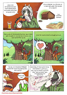 5_fingers against_natural_surface against_surface against_tree anthro anthro_on_anthro anthro_penetrated anthro_penetrating anthro_penetrating_anthro balls bar beverage bottomless bottomless_anthro bottomless_male cabin card_deck check_mark checklist clothed clothed_anthro clothed_male clothing dialogue feathers female female_penetrated fingers fur genitals glass grey_body grey_fur group hair hoodie humanoid_hands interspecies male male/female male_penetrating male_penetrating_female multicolored_body multicolored_fur orange_body orange_fur orgasm outside outside_sex page_number panties panties_down partially_clothed penetration penile penile_penetration penis pink_hair plant playing_game public public_sex sand sand_dune sex shirt speech_bubble stealth_sex tan_body tan_fur text topwear tree two_tone_body two_tone_fur underwear underwear_down white_body white_feathers white_fur kantachibli uno adrian_(kantachibli) eva_(kantachibli) phillip_(kantachibli) avian bird canid canine equid equine fox heron horse lagomorph leporid mammal pelecaniform rabbit comic english_text hi_res url