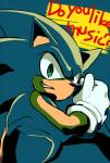 2013 anthro blue_background blue_body blue_fur clothing english_text eulipotyphlan fur gloves green_eyes grin handwear hedgehog looking_at_viewer male mammal root8beat sega simple_background smile solo sonic_the_hedgehog sonic_the_hedgehog_(series) text