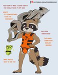 ageplay anthro baby_bodysuit clean_diaper clothed clothing dialogue diaper diaper_under_clothing diaper_under_onesie gun infantilism looking_at_viewer male onesie ranged_weapon roleplay snapsuit solo text weapon wearing_diaper kuuneho disney guardians_of_the_galaxy marvel rocket_raccoon mammal procyonid raccoon absurd_res hi_res