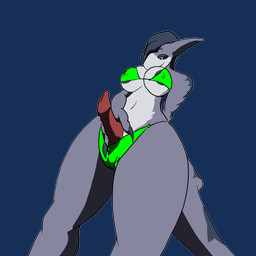 after_transformation anthro areola big_areola bikini bikini_aside bikini_bottom bikini_top camel_toe clothing clothing_aside genitals gynomorph intersex intersex/intersex nubbed_penis penis presenting presenting_penis shark_tail solo swimwear swimwear_aside thick_thighs two-piece_swimsuit biohound aquatic fish mackerel_shark mako_shark shark white_shark 1:1 absurd_res alpha_channel hi_res