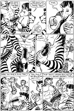 anthro areola balls balls_expansion big_breasts breast_play breasts clone dialogue erect_nipples erection expansion fellatio female genital_expansion genitals group handjob licking male male/female nipples oral oral_penetration penetration penile penis penis_lick sex simple_background stripes text titfuck tongue tongue_out white_background karno equid equine felid horse mammal pantherine tiger zebra black_and_white comic english_text monochrome
