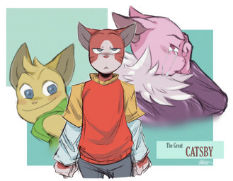 anthro bodily_fluids border clothed clothed_anthro clothed_male clothing crying fur geometric_background green_background group hairless male male_anthro pink_body pink_skin pointy_ears prick_ears simple_background tears text trio white_border toxicsoul77 the_great_catsby domestic_cat felid feline felis hairless_cat humanoid mammal sphynx_(cat) 2018 absurd_res character_request copyright_name dated digital_drawing_(artwork) digital_media_(artwork) english_description english_text hi_res signature