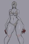 clothing female grey_body grey_skin looking_at_viewer solo thick_thighs torn_clothing underwear wide_hips saidra left_4_dead_(series) valve green_flu_mutant_(left_4_dead) human humanoid mammal monster monstrous_humanoid undead witch_(left_4_dead) zombie hi_res