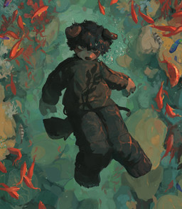 anthro asphyxiation bottomwear brown_body brown_fur brown_hair bubble claws clothed clothing death drowning dying fur hair jersey male multicolored_body multicolored_fur pants shadow shirt solo topwear two_tone_body two_tone_fur underwater water nule aquatic canid canine canis domestic_dog fish mammal 2025 digital_media_(artwork) hi_res shaded