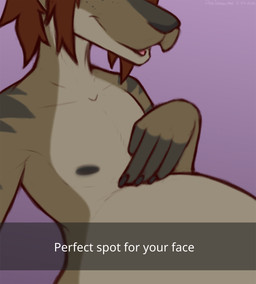 anthro belly big_belly brown_body brown_fur brown_hair clothed clothing fur hair humanoid_hands male pregnant pregnant_anthro pregnant_male purple_background simple_background solo text topless topless_anthro topless_male dansharkman snapchat avery_(dansharkman) kangaroo macropod mammal marsupial 2026 english_description english_text hi_res trans_(lore) trans_man_(lore)