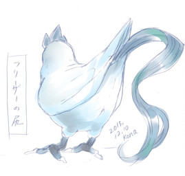 ambiguous_gender anatomically_correct animal_genitalia avian_butt avian_feet butt cloaca feral genitals rear_view simple_background solo text kona_(artist) nintendo pokemon articuno avian bird generation_1_pokemon legendary_pokemon pokemon_(species) 2015 dated japanese_text translation_request