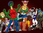 anthro dancing female group holding_glass holding_object larger_female male nipple_outline party size_difference wcd1959_(artist) mythology amaris_(maxx001) daisy_(tomodachismash) damien_(lordbooce) heather_(deftmonkey) karl_(deftmonkey) lucy_(hladilnik) saldura_(glidedtongue) slut_e._skunk the_mink_(karno) wolzard_sternheld badger canid canine canis deer demon dragon mammal mephitid mink mouse murid murine mustelid musteline mythological_creature mythological_scalie rodent scalie sciurid skunk tree_squirrel true_musteline wolf 2024 digital_drawing_(artwork) digital_media_(artwork) hi_res