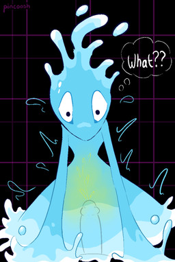 ambiguous_penetration blue_body bodily_fluids confusion cowgirl_position duo erection female first_person_view from_front_position genital_fluids genitals glistening glistening_body humanoid_genitalia humanoid_penis motion_lines on_bottom on_top peeing peeing_inside peeing_into_water peeing_while_erect penetration penile penile_penetration penis question_mark sex solo_focus thought_bubble thousand_yard_stare translucent translucent_body urine water watersports pincoosh deltarune undertale_(series) miss_mizzle darkner elemental_creature humanoid mizzle_(deltarune) water_creature hi_res