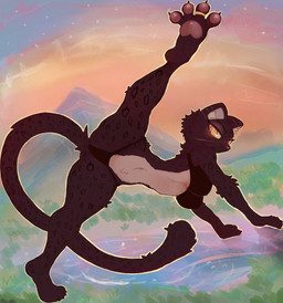 4_toes 5_fingers angry anthro areola areola_slip athletic athletic_female big_breasts bikini bikini_top biped black_bikini black_body black_clothing black_fur black_hair black_panties black_swimwear black_underwear breasts brown_areola brown_body brown_fur claws clothing curvy_figure dark_body demonstration eyebrows feet female female_anthro fingers fluffy fluffy_chest fluffy_hair fluffy_tail foot_focus fur grass hair hindpaw lake looking_at_viewer markings mountain nature nipple_outline panties paw_ring paws plant raised_paw ring ring_(jewelry) simple_background solo spots spotted_markings standing swimwear tail thick_eyebrows thick_thighs toes two-piece_swimsuit underwear water wide_hips yoga greengirdle microsoft the_elder_scrolls fan_character felid khajiit mammal pantherine absurd_res hi_res