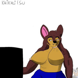 anthro blue_bottomwear blue_clothing blue_shorts bottomwear breast_play breast_suck breasts brooklyn_t_guy brown_body brown_fur clothed clothing crossgender female fur muscular muscular_anthro muscular_female self_suckle shorts sucking topless yellow_body yellow_fur kaikalitsu paw_patrol sml_(youtube) titty_sucking_method chase_(paw_patrol) canid canine canis domestic_dog german_shepherd herding_dog human mammal pastoral_dog meme