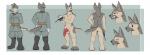 anthro belt blue_eyes boots clothing digitigrade footwear fur genitals gun hat headgear headwear male nazi nude penis ranged_weapon shoes simple_background solo uniform weapon bbsartboutique wehrmacht hauptmann_meade canid canine canis domestic_dog german_shepherd herding_dog mammal pastoral_dog hi_res model_sheet