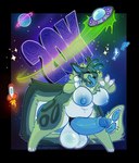 3_fingers 3_toes antennae_(anatomy) anthro areola balls big_balls big_breasts big_penis blue_nipples blue_penis breasts claws cosmic_background curvy_anthro curvy_figure curvy_gynomorph curvy_intersex eyes_closed facial_tuft feet fingers fluffy flying_saucer foreskin fur genitals gynomorph huge_balls huge_penis hyper hyper_balls hyper_genitalia hyper_penis intersex logo long_tongue multicolored_body multicolored_fur neck_tuft nipples number open_mouth paws penis planet presenting presenting_penis rocket rocket_ship solo space space_background spacecraft star suction_cup tail thick_penis thick_thighs toes tongue tuft ufo unusual_anatomy unusual_tail vehicle voluptuous voluptuous_anthro voluptuous_gynomorph voluptuous_intersex white_balls alienpoosy oolaa alien 2024 artist_logo artist_name digital_media_(artwork) hi_res