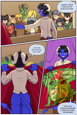black_hair blue_body blue_skin bodily_fluids bottomwear bottomwear_down butt clothed clothing dialogue exhibitionism flag genital_fluids hair horn king male pants pants_down partially_clothed peeing peeing_on_flag public public_erection public_urination red_eyes royalty shirt solo_focus spade_tail tail tan_bottomwear tan_clothing tan_pants text topwear urine watersports white_clothing white_shirt white_topwear riddlr mythology arlin_xencos demon dragon horned_humanoid humanoid mythological_creature mythological_scalie scalie tiefling comic english_text hi_res