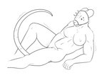 abs anthro armor big_breasts breasts female fingering headgear helmet looking_pleasured lying masturbation muscular muscular_anthro muscular_female on_side shaking solo trembling khaba024 warhammer_(franchise) mammal murid murine rat rodent skaven 4:3 hi_res monochrome