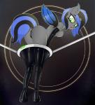 clothing drone dronification female gloves handwear horn latex solo wings xorza hasbro my_little_pony kuro_(kurolatex) bat equid equine horse mammal pony broken