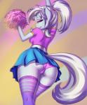 anthro bottomwear clothed clothing female footwear furgonomics hair horn knee_highs knee_socks legwear multicolored_hair panties skirt socks solo tail tail_through_skirt underwear upskirt prisma6 hasbro my_little_pony mythology equid equine mammal mythological_creature mythological_equine unicorn hi_res