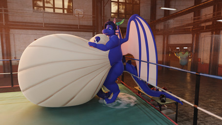 animal_genitalia animal_penis anthro balls belly belly_expansion belly_inflation big_balls big_belly big_penis bodily_fluids breast_expansion breasts cum cum_drip cum_inflation cum_inside dripping duo equine_genitalia equine_penis expansion genital_fluids genitals gym gynomorph huge_balls huge_belly huge_penis hyper hyper_balls hyper_belly hyper_genitalia hyper_penis inflation intersex knot lactating nipples non-mammal_nipples penis tail dandrass_artshi mayternity mythology dandrass spidey_(spideyzak) dragon gnollsune mythological_creature mythological_scalie scalie 16:9 3d_(artwork) blender_(artwork) digital_media_(artwork) hi_res widescreen