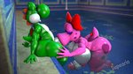 anthro breasts duo fellatio genitals gynomorph gynomorph/male intersex intersex/male male oral penile penis poolside sex siphon_(anatomy) kabalmystic_(artist) supeario mario_bros nintendo birdo green_yoshi scalie yoshi 16:9 3d_(artwork) 4k absurd_res digital_media_(artwork) hi_res source_filmmaker_(artwork) widescreen