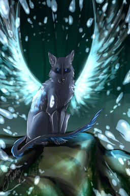 ambiguous_gender black_nose blue_eyes feral fur grey_body grey_fur solo juliagoldfox canid canine mammal 2015 2:3 absurd_res digital_media_(artwork) hi_res