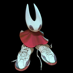 big_shoes cape clothing female footwear red_cape red_clothing shoes simple_background sneakers solo asphodellesart drip_(meme) hollow_knight_(franchise) team_cherry hornet_(hollow_knight) arthropod 1:1 2025 hi_res meme
