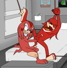 anal anal_fisting anal_penetration anthro balls bdsm beard bed bodily_fluids bondage bound collar duo erection facial_hair fisting furniture genitals male male/male penetration penis poster rope tears window aaron_amethyst sega sonic_the_hedgehog_(series) knuckles_the_echidna locke_the_echidna echidna mammal monotreme absurd_res hi_res father_(lore) father_and_child_(lore) father_and_son_(lore) parent_(lore) parent_and_child_(lore) parent_and_son_(lore) son_(lore)