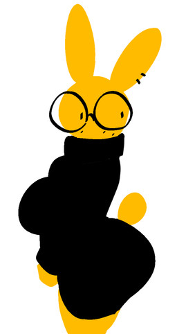 anthro big_breasts big_butt black_clothing black_dress black_sweater black_topwear black_turtleneck breasts butt clothed clothed_anthro clothed_female clothing dress ear_piercing eyewear female female_anthro freckled_face freckles glasses long_ears mouthless piercing round_glasses side_view simple_background solo sweater tail thick_thighs topwear turtleneck turtleneck_dress wearing_glasses white_background yellow_body yellow_ears yellow_tail xarop77 bananashrimp_(xarop77) lagomorph leporid mammal rabbit 2025 digital_drawing_(artwork) digital_media_(artwork) hi_res portrait three-quarter_portrait