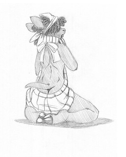 anthro bare_back biped butt butt_cleavage clothing dreadlocks female hair hair_over_eyes headgear headkerchief headwear hooves kerchief kneeling open_mouth rear_view simple_background solo sweater tail topwear virgin_killer_sweater white_background wolfkidd meme_clothing constance_blacksheep bovid caprine mammal sheep 2017 greyscale meme monochrome