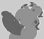 anthro anthrofied balls belly big_balls big_belly big_muscles big_penis body_outline bone cock_vore erection face_imprint genitals group horn huge_balls huge_belly huge_muscles huge_penis humanoid_genitalia humanoid_penis hyper hyper_balls hyper_belly hyper_genitalia hyper_muscles hyper_penis imprint male male/male male_pred male_prey multiple_prey musclegut muscular navel nipples nude oral_vore penile penis toothpicking vein veiny_penis vore sachiel_666 capcom monster_hunter fanged_wyvern zinogre 2018 monochrome