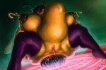 abdominal_bulge anal big_breasts big_penis bodily_fluids breasts bulge female female_penetrated food genitals honey_(food) huge_penis humanoid_face hyper hyper_genitalia hyper_penis lactating large_penetration male male/female male_penetrating male_penetrating_female penetration penis sex stomach_defloration unusual_bodily_fluids unusual_lactation rayoutofspace animal_humanoid arthropod arthropod_humanoid bee bee_humanoid humanoid hymenopteran hymenopteran_humanoid insect insect_humanoid absurd_res hi_res