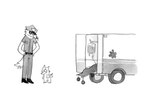 4_fingers ambiguous_gender ambulance anthro body_bag clothing fingers hospitalized humor looking_at_another looking_down officer police police_uniform simple_background star_of_life uniform vehicle twistcmyk canid canine mammal 2022 comic hi_res monochrome