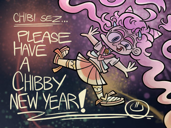 2_horns 4_fingers bell bell_collar blue_collar blue_eyes blue_horn bottomwear clothed clothed_female clothed_humanoid clothing collar dialogue exclamation_point eyebrows eyelashes female female_humanoid fingers footwear fully_clothed fully_clothed_female fully_clothed_humanoid hair holidays horn light long_hair looking_at_viewer midair not_furry open_mouth open_smile pigtails pink_bottomwear pink_clothing pink_eyebrows pink_hair pink_skirt pink_tongue shirt shoes short_horn simple_background skirt small_horn smile smiling_at_viewer socks solo sparkles straight_arms straight_legs tan_body tan_skin text tongue topwear white_clothing white_footwear white_shirt white_shoes white_socks white_topwear newfax new_year new_year_2024 vtuber chibidoki horned_humanoid humanoid 2024 4:3 colored digital_drawing_(artwork) digital_media_(artwork) english_description english_text full-length_portrait hi_res lighting portrait shaded