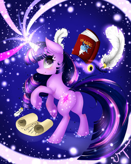 book cutie_mark feathers female feral fur hair horn ink inkwell magic multicolored_hair purple_body purple_eyes purple_fur purple_hair quadruped scroll solo tail two_tone_hair vardastouch friendship_is_magic hasbro my_little_pony mythology twilight_sparkle_(mlp) equid equine mammal mythological_creature mythological_equine unicorn 4:5 absurd_res hi_res