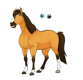 ambiguous_feral ambiguous_gender blue_eyes brown_eyes brown_mane brown_tail feral glistening glistening_eyes grin looking_at_viewer mane markings multicolored_eyes narrowed_eyes orange_body side_view simple_background smile solo tail two_tone_eyes white_background white_markings kodaac equid equine horse mammal hi_res model_sheet male_(lore)