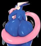 anthro anthrofied back_boob big_breasts big_butt blush bodily_fluids breasts butt eyes_closed female huge_breasts huge_butt hyper hyper_breasts hyper_butt long_tongue rear_view saliva simple_background smile solo tongue transparent_background lightningfire12 nintendo pokemon amphibian generation_6_pokemon greninja pokemon_(species) 2019 alpha_channel hi_res