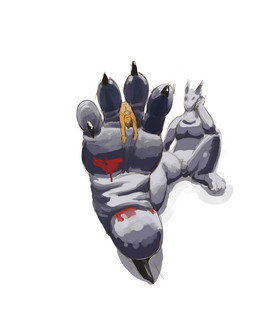 anthro balls between_toes blood bodily_fluids brown_hair claws duo feet flaccid foot_focus genitals grey_body grey_skin hair heel_claw macro macro_male male male/male micro nude nude_anthro pale_skin penis simple_background sitting toes white_background jeri_kleinlowe mythology dragon human mammal mythological_creature mythological_scalie scalie 2010 colored guide_lines hi_res