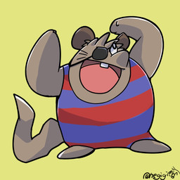 anthro biped brown_body chibi eye_patch eyewear kemono simple_background slightly_chubby solo teeth negigi gamba_no_bouken gamba_no_bouken_(series) yoisho mammal mouse murid murine rodent 1:1 2021