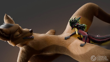 animal_genitalia animal_penis anthro anthro_on_anthro anthro_penetrated anthro_penetrating anthro_penetrating_anthro canine_genitalia canine_penis duo extreme_size_difference female female_penetrated flat_chested from_front_position genitals knot larger_female larger_penetrated lying male male/female male_penetrating male_penetrating_female micro missionary_position nude on_back penetration penile penile_penetration penis penis_in_vagina sex size_difference smaller_male vaginal vaginal_penetration crimsoncreaturecreations canid canine canis mammal rexouium wolf 16:9 3d_(artwork) 3d_animation animated digital_media_(artwork) hi_res no_sound short_playtime video widescreen