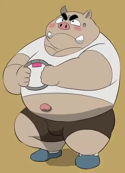 anthro belly blush bottomwear clothing exercise kemono male overweight overweight_anthro overweight_male shirt shorts simple_background solo topwear workout 00murice nintendo ring_fit_adventure mammal suid suine sus_(pig) wild_boar 2020 animated no_sound short_playtime video