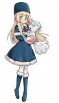 blonde_hair blue_eyes blush female fur green_eyes hair white_body white_fur meis nintendo pokemon lillie_(pokemon) pokemon_trainer snowy_(pokemon) alolan_form alolan_vulpix canid canine generation_7_pokemon human mammal pokemon_(species) regional_form_(pokemon)