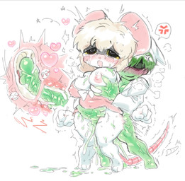4_fingers abdominal_bulge anthro anthro_penetrated areola big_breasts blush bodily_fluids bodyguard_position bottomless bottomless_anthro bottomless_female breast_fondling breast_play breasts cervical_penetration clothed clothing cross-popping_vein cum cum_in_uterus cum_in_vagina cum_inside cutaway duo emanata fallopian_tubes female female_anthro female_on_humanoid female_penetrated fingers fist flash_emanata fondling forced from_behind_position fur genital_fluids genitals hair hand_on_breast humanoid_on_anthro humanoid_penetrating humanoid_penetrating_anthro internal internal_vaginal male male/female male_humanoid male_on_anthro male_penetrating male_penetrating_female nipples open_mouth ovaries ovaries_with_face penetration penile penile_penetration penis penis_in_vagina pink_areola pink_inner_ear pink_mouth pink_nipples pink_nose rape rear_view sex simple_background standing standing_sex tan_hair tears uterus vaginal vaginal_penetration vein veiny_hands veiny_legs veiny_penis white_background white_body white_fur churroo711 terrible_mouse damm_(terrible_mouse) lorna_(terrible_mouse) goo_creature goo_humanoid humanoid mammal mouse murid murine rodent absurd_res hi_res