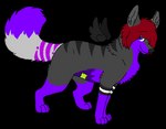 2012 aliasing alpha_channel alternative_fashion ambiguous_gender black_body black_feathers black_fur black_nose black_stripes black_wings canid canine chibi_wings digital_drawing_(artwork) digital_media_(artwork) digitigrade emo feathered_wings feathers fennec_fox feral feral_with_hair flat_colors floating_hands floating_wings fox full-length_portrait fur grey_body grey_fur hair hair_over_eye hybrid mammal one_eye_obstructed paws portrait purple_body purple_eyes purple_fur red_hair sebdoggo simple_background snout solo standing striped_body striped_fur stripes swift_fox tail transparent_background true_fox wings