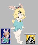 3_toes angry anthro bare_shoulders barefoot blonde_hair clothed clothing crown feet female fur hair headgear looking_up one_eye_obstructed simple_background solo standing text thick_thighs toes topwear white_body venomsquid mario_bros mario_plus_rabbids_sparks_of_hope nintendo raving_rabbids rayman_(series) ubisoft rabbid_rosalina lagomorph mammal rabbid absurd_res digital_media_(artwork) english_text hi_res reference_image