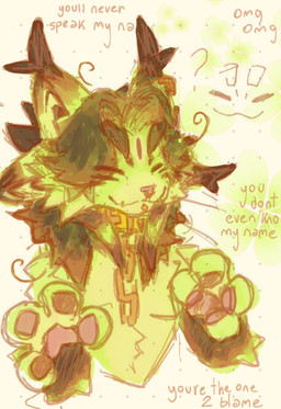 ambiguous_gender anthro brown_body brown_fur chain chest_tuft closed_smile collar ear_piercing fluffy fur green_body mouth_closed mouth_piercing narrowed_eyes piercing smile solo squint text tuft sickiwbus mythology lynx_(sickiwbus) alien caracal caracal_(genus) domestic_cat felid feline felis lion lynx mammal mythological_creature pantherine tiger hi_res sketch sketch_page
