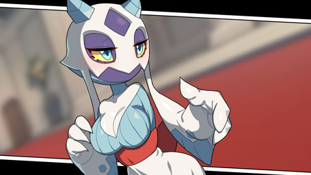 3_fingers blue_body blue_eyes breasts eyelashes female fingers iris multicolored_body pupils purple_body solo white_body white_breasts yellow_sclera drunk_oak nintendo pokemon froslass generation_4_pokemon ghost humanoid pokemon_(species) spirit 16:9 2023 hi_res widescreen