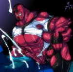 bodily_fluids cum duo ejaculation erection genital_fluids genitals male muscular muscular_humanoid nipples orgasm_face pecs penis red_body sex mojimojirou senpuuki-chan ben_10 cartoon_network four_arms_(ben_10) alien alien_humanoid humanoid tetramand